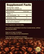 Coffee King Instant Ganoderma 2 in 1 Coffee Supplement Facts